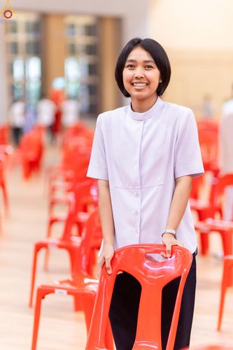 ภาพ No.322813:วันที่ 15-18 เมษายน พ.ศ.2569 การเเตรียมโต๊ะฉัน , เตรียมจุดพักค้าง , เรียงเก้าอี้ , เรียงกล่องไทยธรรม  เพื่องานถวายมหาสังฆทาน 40,000 กว่าวัดทั่วประเทศ วันคุ้มครองโลก 22 เมษายน พ.ศ.2569 วัดพระธรรมกาย