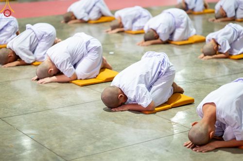 ภาพ No.133665:นาคธรรมทายาทปฏิบัติธรรมก่อนบวช ในโครงการบรรพชาสามเณร ฟื้นฟูพระพุทธศาสนาทั่วไทย ศูนย์อบรมวัดพระธรรมกาย วันที่ 3 เมษายน พ.ศ. 2567