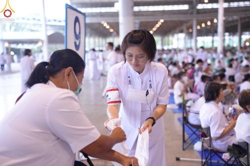 ภาพ No.125353:V.27 มาฆะ สาธุ  การรับบุญเตรียมงาน ปฎิบัติงาน เก็บงาน ของเจ้าหน้าที่หน่วยงานต่างๆ เพื่อวันมาฆบูชา วันเสาร์ที่ 24 กุมภาพันธ์  พ.ศ. 2567 ณ วัดพระธรรมกาย จ.ปทุมธานี