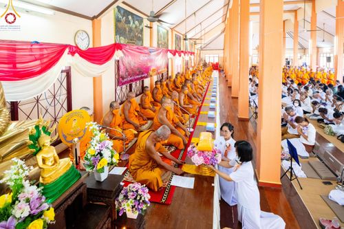 พิธีทอดผ้าป่าทำนุบำรุงศาสนสถาน ณ วัดผาสุการาม ต.บางไทรป่า อ.บางเลน จ.นครปฐม วันที่ 19 มกราคม พ.ศ. 2567