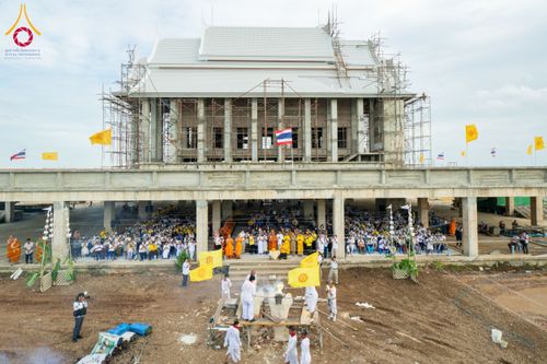พิธีเททองหล่อพระพุทธรูปประจำสัตตมหาสถาน ธรรมอุทยานอุโบสถวัดสายสุวพรรณ - กิจกรรมปลูกต้นไม้เฉลิมพระเกียรติ พระบาทสมเด็จพระเจ้าอยู่หัว วันที่ 26 กรกฎาคม พ.ศ. 2567