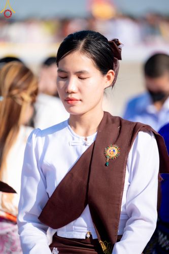 ภาพ No.198125:พิธีต้อนรับพระธรรมยาตรา ณ อนุสรณ์สถานลำดับที่ 5 สถานที่เผยแผ่วิชชาธรรมกายครั้งแรก อนุสรณ์สถานบางปลา วัดบางปลา อำเภอบางเลน จังหวัดนครปฐม ในโครงการธรรมยาตรา กตัญญูบูชา มหาปูชนียาจารย์ พระมงคลเทพมุนี(สด จนฺทสโร) พระผู้ปราบมาร ปีที่ 13 วัน 19 มกราคม พ.ศ.2568