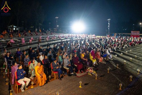 ภาพ No.210470:วันเสาร์ที่ 8 มีนาคม พ.ศ. 2568 พิธีจุดประทีป โครงการบรรพชาสามเณรชาวเนปาล 500 รูป ณ ชาตสถานอุทยานลุมพินีวัน ที่ประสูติขององค์สมเด็จพระสัมมาสัมพุทธเจ้า ลุมพินี ประเทศเนปาล