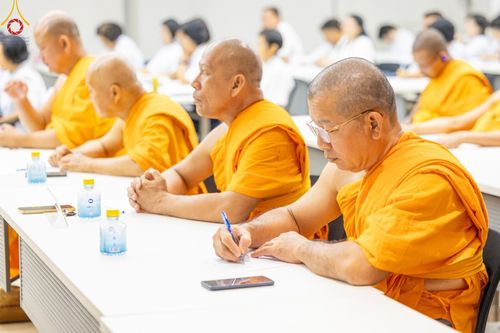 ภาพ No.63413:การสัมมนา World Peace Inner Peace : Lord Buddha 's Social Doctrine to resolve Global Issues ณ อาคาร 100 ปี คุณยายอาจารย์ฯ วัดพระธรรมกาย วันพฤหัสบดี ที่ 25 เมษายน พ.ศ. 2567