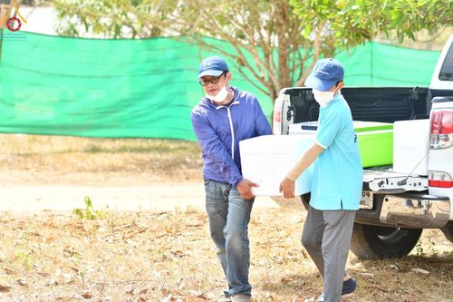 ภาพ No.127440:V.31 ทุ่มเทเพื่อบางกล่ำ การเตรียมงานของเจ้าหน้าที่หน่วยงานต่างๆ  เพื่องานธรรมยาตราอัญเชิญพระบรมสารีริกธาตุ ประดิษฐาน ณ มหารัตนเจดีย์สิริปทุมสวรรค์ (เจดีย์อริยพุทธะ 5 พระองค์) ณ ศูนย์ปฏิบัติธรรมภาคใต้ อ.บางกล่ำ จ.สงขลา ระหว่างวันที่ 9-10 มีนาคม พ.ศ. 2567