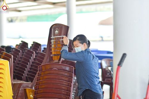 ภาพ No.128019:V.32 เต็มที่เพื่อบางกล่ำ การเตรียมงานของเจ้าหน้าที่หน่วยงานต่างๆ  เพื่องานธรรมยาตราอัญเชิญพระบรมสารีริกธาตุ ประดิษฐาน ณ ศูนย์ปฏิบัติธรรมภาคใต้ อ.บางกล่ำ จ.สงขลา ระหว่างวันที่ 9-10 มีนาคม พ.ศ. 2567