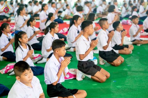 ภาพ No.266729:วันที่ 5 พฤศจิกายน พ.ศ. 2568 รวมพลังเด็กดี V-Star ผู้นำฟื้นฟูศีลธรรมโลก ณ พุทธอุทยานนานาชาติ จังหวัดหนองคาย