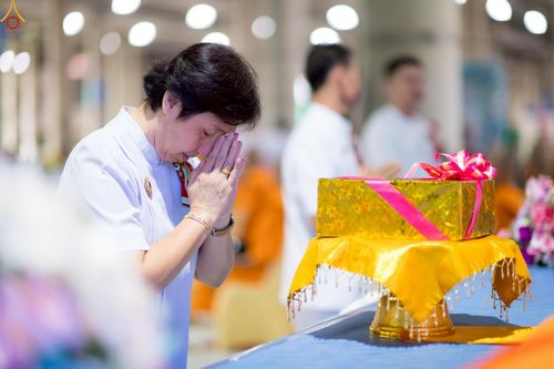 ภาพ No.235308:วันที่ 27 กรกฎาคม พ.ศ. 2568 พิธีตักบาตรฉลองพระใหม่ โครงการบรรพชาและอุปสมบทมู่รุ่นเข้าพรรษา ณ วัดพระธรรมกาย