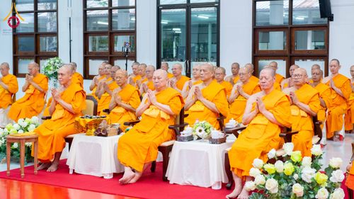 ภาพ No.314536:วันศุกร์ที่ 20 มีนาคม พ.ศ. 2569 พิธีบำเพ็ญกุศล คุณพ่อณรงค์ จินตมากุล โยมบิดา พระครูปลัดรัตนวีรวัฒน์ (รังสฤษดิ์ อิทฺธิจินตโก) ที่ปรึกษาเจ้าคณะจังหวัดปทุมธานี เจ้าอาวาสวัดพระธรรมกาย  ณ ห้องปลูกศรัทธา 2 วัดพระธรรมกาย ปทุมธานี