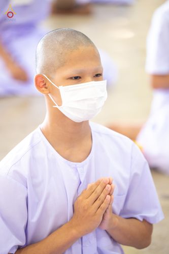 ภาพ No.79837:พิธีขอบรรพชา , พิธีคล้องอังสะ พิธีขอสรณคมน์และศีล , พิธีขอนิสสัย ในโครงการบรรพชาสามเณรฟื้นฟูพระพุทธศาสนาทั่วไทย วันเสาร์ที่ 8 เมษายน พ.ศ.2566