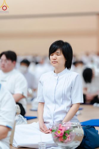 ภาพ No.206869:พิธีถวายโคมมาฆประทีป น้อมถวายเป็นพุทธบูชา แด่คณะพระภิกษุ สามเณร วัดพระธรรมกาย วันอาทิตย์ที่ 9 กุมภาพันธ์ พ.ศ. 2568 ณ ห้องแก้วสารพัดนึก 2 สภาธรรมกายสากล วัดพระธรรมกาย จังหวัดปทุมธานี