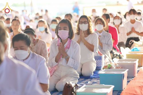 ภาพ No.76171:พิธีกลั่นแผ่นดินสร้างมหาเจดีย์ปัตตานี , พิธีตักบาตรแด่พระภิกษุสงฆ์ 159 รูป ,  พิธีทอดผ้าป่า , พิธีโปรยรัตนชาติ ,  พิธีจุดประทีปถวายเป็นพุทธบูชา ณ ศูนย์อบรมเยาวชนปัตตานี จ.ปัตตานี วันอาทิตย์ที่ 5 กุมภาพันธ์ พ.ศ.2566