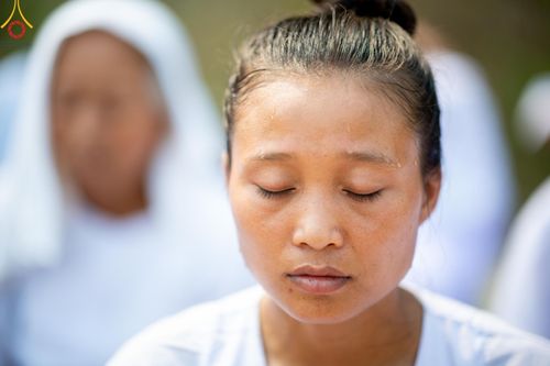 ภาพ No.139322:Photo Story  มหัศจรรย์วัดดงดินแดง Episode 7 พระภิกษุ-สามเณร ในโครงการบรรพชาอุปสมบทหมู่  กว่า 500 รูป ศีลจาริณีและสาธุชนกว่า 500 คน ร่วมพิธีบูชาข้าวพระ วัดดงดินแดง ต.ม่อนจอง อ.อมก๋อย จ.เชียงใหม่ วันอาทิตย์ที่ 7 เมษายน พ.ศ.2567