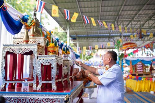ภาพ No.165389:พิธีทอดกฐิน ณ วัดพุทธิสารโนนทอง อ.คอนสวรรค์ จ.ชัยภูมิ ในโครงการกฐินสามัคคีทั่วไทย 30,000 วัด บูชาธรรม 80 ปี หลวงพ่อธัมมชโย โดยคณะศิษยานุศิษย์วัดพระธรรมกาย วันที่ 21 ตุลาคม พ.ศ. 2567