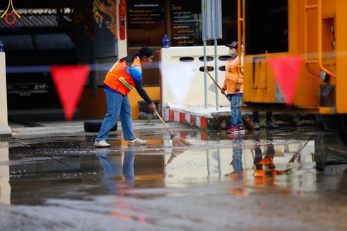 ภาพ No.128008:V.32 เต็มที่เพื่อบางกล่ำ การเตรียมงานของเจ้าหน้าที่หน่วยงานต่างๆ  เพื่องานธรรมยาตราอัญเชิญพระบรมสารีริกธาตุ ประดิษฐาน ณ ศูนย์ปฏิบัติธรรมภาคใต้ อ.บางกล่ำ จ.สงขลา ระหว่างวันที่ 9-10 มีนาคม พ.ศ. 2567