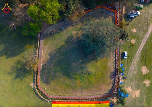 ภาพ No.132322:พิธีจุดโคมประทีปถวายเป็นพุทธบูชา ในโครงการบรรพชา 1,250 รูป ณ แดนประสูติ สวนลุมพินี ประเทศเนปาล วันที่ 17 มีนาคม พ.ศ. 2567