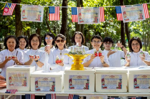 ภาพ No.233123:วันที่ 11 กรกฏาคม พ.ศ. 2568 พิธีอธิษฐานพรรษา ของคณะสงฆ์ ณ โบสถ์พระไตรปิฎก วัดพระธรรมกาย ต.คลองสาม อ.คลองหลวง จ.ปทุมธานี