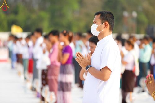 ภาพ No.129323:พิธีประดิษฐานพระบรมสารีริกธาตุ ณ มหารัตนะเจดีย์สิริปทุมสวรรค์ ศูนย์ปฏิบัติธรรมภาคใต้ อ.บางกล่ำ จ.สงขลา วันที่ 10 มีนาคม พ.ศ.2567