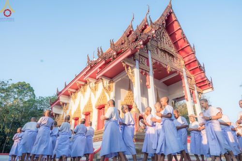 ภาพ No.133421:พิธีขอขมารับผ้าไตร, พิธีบรรพชาสามเณร, สามเณรออกบิณฑบาต ในโครงการบรรพชาสามเณร ฟื้นฟูพระพุทธศาสนาทั่วไทย  ณ ศูนย์ปฏิบัติธรรม และอบรมเยาวชนเมืองยะลา วันที่ 3 เมษายน พ.ศ. 2567