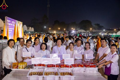 ภาพ No.116260:พิธีถวายภัตตาหารเป็นสังฆทาน แด่คณะพระธรรมยาตรา ปีที่ 12 วันที่ 21 มกราคม พ.ศ. 2567 ณ วัดโบสถ์(บน) บางคูเวียง จ.นนทบุรี