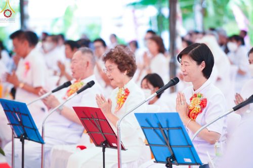 ภาพ No.95379:พิธีทอดกฐินสามัคคี เพื่อสร้างอาคาร 80 ปี หลวงพ่อธัมมชโย ณ ศูนย์ปฏิบัติธรรมวิหารแดง อำเภอวิหารแดง จ.สระบุรี วันที่ 18 พฤศจิกายน พ.ศ. 2566