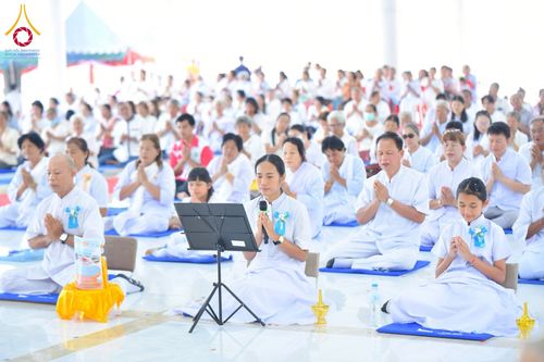 ภาพ No.216628:วันเสาร์ที่ 5 เมษายน พ.ศ. 2568 พิธีทอดผ้าป่าสามัคคีสร้างกุฎิสงฆ์ ณ ธุดงคสถานอำนาจเจริญ