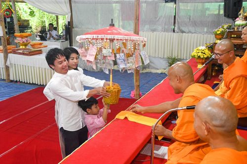 ภาพ No.100412:พิธีทอดกฐินสามัคคี และพิธีเทฐานรากอาคาร สร้างโรงทานหมู่บ้านปฎิบัติธรรม ณ ศูนย์อบรมเยาวชนปัตตานี วันที่ 26 พฤศจิกายน พ.ศ. 2566