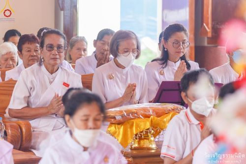 ภาพ No.166224:พิธีทอดกฐิน ณ วัดเจริญธรรมนิมิตร จ.ราชบุรี ในโครงการกฐินสามัคคีทั่วไทย 30,000 วัด บูชาธรรม 80 ปี หลวงพ่อธัมมชโย โดยคณะศิษยานุศิษย์วัดพระธรรมกาย วันที่ 20 ตุลาคม พ.ศ. 2567