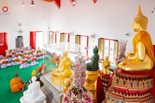 ภาพ No.101204:พิธีบรรพชาธรรมทายาท ในโครงการอุปสมบทบูชาธรรม มหาปูชนียาจารย์ พ.ศ. 2566 ณ วัดสองพี่น้อง สุพรรณบุรี วันที่ 5 ธันวาคม พ.ศ. 2566