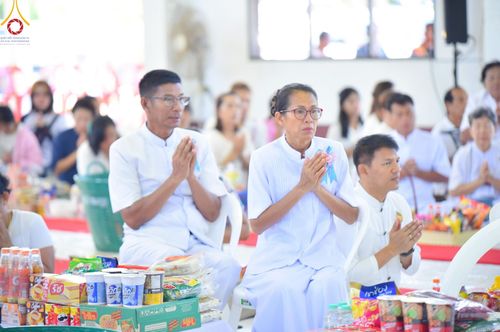 ภาพ No.217538:วันอาทิตย์ที่ 13 เมษายน พ.ศ. 2568 พิธีตักบาตรฉลองสามเณรใหม่ ศูนย์ปฏิบัติธรรมเขาคิชฌกูฏ โครงการบรรพชาสามเณรภาคฤดูร้อน