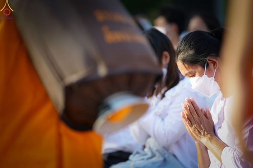 ภาพ No.70719:พิธีต้อนรับพระธรรมยาตรา ในโครงการธรรมยาตรากตัญญูบูชา มหาปูชนียาจารย์ พระมงคลเทพมุนี(สด จนฺทสโร) พระผู้ปราบมาร อนุสรณ์สถาน 7 แห่ง ปีที่ 11 วันที่ 14 มกราคม พ.ศ. 2566 ณ อนุสรณ์สถานลำดับที่ 3 สถานที่เกิดในเพศสมณะ วัดสองพี่น้อง อ.สองพี่น้อง จ.สุพรรณบุรี