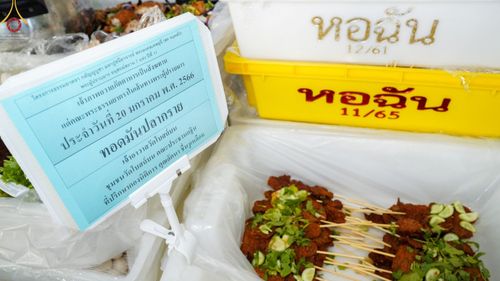 ภาพ No.72952:พิธีถวายภัตตาหารเป็นสังฆทาน แด่คณะพระธรรมยาตราฯ ในโครงการธรรมยาตรากตัญญูบูชา มหาปูชนียาจารย์ พระมงคลเทพมุนี(สด จนฺทสโร) พระผู้ปราบมาร อนุสรณ์สถาน 7 แห่ง ปีที่ 11 วันที่ 20 มกราคม พ.ศ. 2566