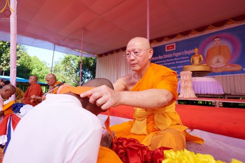 ภาพ No.64698:พิธีบรรพชาสามเณร โครงการบรรพชาสามเณร 500 รูป ประเทศบังกลาเทศ วันที่ 22 พฤศจิกายน พ.ศ. 2565