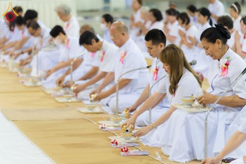 ภาพ No.121225:พิธีถวายภัตตาหารเป็นสังฆทาน แด่คณะพระธรรมยาตราฯ ในโครงการธรรมยาตรากตัญญูบูชา มหาปูชนียาจารย์ พระมงคลเทพมุนี(สด จนฺทสโร) พระผู้ปราบมาร อนุสรณ์สถาน 7 แห่ง ปีที่ 12 วันที่ 30 มกราคม พ.ศ. 2567 ณ สภาธรรมกายสากล วัดพระธรรมกาย