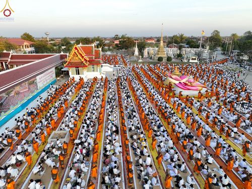 ภาพ No.70788:พิธีต้อนรับพระธรรมยาตรา ในโครงการธรรมยาตรากตัญญูบูชา มหาปูชนียาจารย์ พระมงคลเทพมุนี(สด จนฺทสโร) พระผู้ปราบมาร อนุสรณ์สถาน 7 แห่ง ปีที่ 11 วันที่ 14 มกราคม พ.ศ. 2566 ณ อนุสรณ์สถานลำดับที่ 3 สถานที่เกิดในเพศสมณะ วัดสองพี่น้อง อ.สองพี่น้อง จ.สุพรรณบุรี