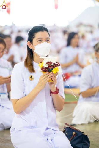 ภาพ No.77800:พิธีหล่อพระบรมพุทธเจ้า ทิศตะวันตก  วันอาทิตย์ที่ 19 มีนาคม พ.ศ. 2566 ณ วัดพระธรรมกาย จ.ปทุมธานี