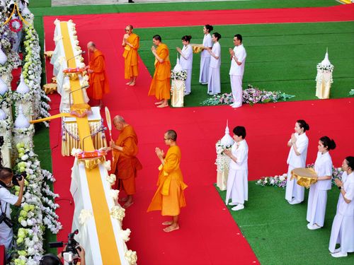 ภาพ No.316616:วันอาทิตย์ที่ 29 มีนาคม พ.ศ. 2569 พิธีทอดผ้าบังสุกุลและพิธีชำระร่าง โยมพ่อณรงค์ จินตมากุล  สิริอายุ 99 ปี 11 เดือน โยมบิดา พระครูปลัดรัตนวีรวัฒน์ (รังสฤษดิ์ อิทฺธิจินตโก) ที่ปรึกษาเจ้าคณะจังหวัดปทุมธานี เจ้าอาวาสวัดพระธรรมกาย  ณ ฌาปนสถานชั่วคราว ทางเข้า 