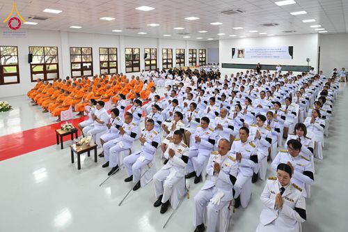 ภาพ No.280644:วันศุกร์ที่ 12 ธันวาคม พ.ศ.2568 พิธีบำเพ็ญกุศลปัญญาสมวาร (50 วัน) อุทิศถวายพระราชกุศลแด่ “พระพันปีหลวง” ณ วัดพระธรรมกาย