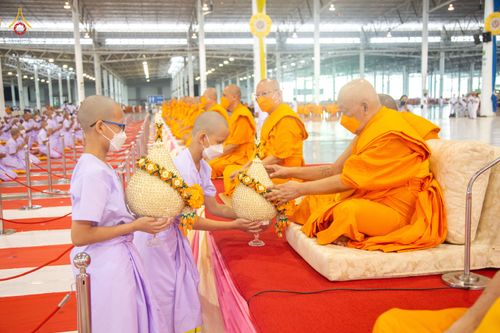 ภาพ No.79821:พิธีขอบรรพชา , พิธีคล้องอังสะ พิธีขอสรณคมน์และศีล , พิธีขอนิสสัย ในโครงการบรรพชาสามเณรฟื้นฟูพระพุทธศาสนาทั่วไทย วันเสาร์ที่ 8 เมษายน พ.ศ.2566