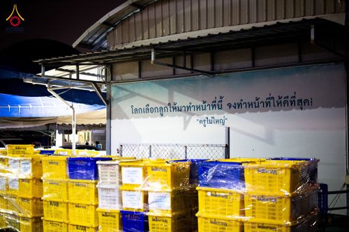 ภาพ No.325195:วันที่ 24-25 เมษายน พ.ศ.2569  เจ้าหน้าที่และอาสาสมัครรับบุญเก็บงานล้างภาชนะ งานถวายมหาสังฆทาน 40,000 กว่าวัดทั่วประเทศ  ณ โรงครัว 71 ปีวัดพระธรรมกาย