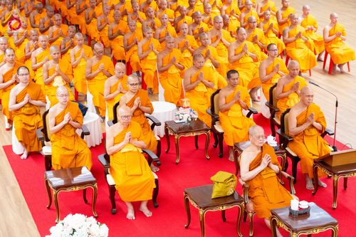 ภาพ No.306424:วันที่ 31 มกราคม พ.ศ. 2569  พิธีบำเพ็ญกุศล 100 วัน เพื่ออุทิศถวายแด่  สมเด็จพระนางเจ้าสิริกิติ์ พระบรมราชินีนาถ พระบรมราชชนนีพันปีหลวง ณ ห้องแก้วสารพัดนึก2 วัดพระธรรมกาย ปทุมธานี