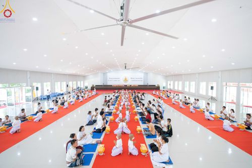 ภาพ No.79290:พิธีตัดปอยผม พิธีขอขมา มอบบาตร-ผ้าไตรนาคธรรมทายาท ในโครงการบรรพชาฟื้นฟูพระพุทธศาสนาทั่วไทย ณ ศูนย์อบรมเยาวชนนครปฐม วันเสาร์ที่ 1 เมษายน พ.ศ.2566