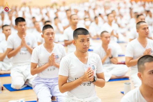 ภาพ No.350088:วันที่ 17-18 กันยายน พ.ศ. 2569 โครงการบรรพชาพัฒนาคุณธรรม จริยธรรม สำหรับนักเรียนนายสิบตำรวจ (นสต.) รุ่นที่ 16 ศูนย์ฝึกอบรมตำรวจภูธรภาค 1  ได้จัดกิจกรรม ณ สภาธรรมกายสากล ห้องแก้ว2