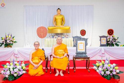 ภาพ No.343023:วันอาทิตย์ที่ 9 สิงหาคม พ.ศ.2569 พิธีมอบพัด ตั้งฐานานุกรม พระราชภาวนาวชิรวิเทศ วิ. ณ ห้องอาคารปลูกศรัทธา 2 วัดพระธรรมกาย