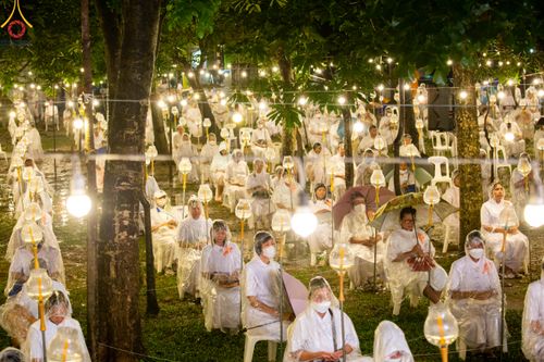 ภาพ No.89292:พิธีประดิษฐานรูปหล่อทองคำ  คุณยายอาจารย์มหารัตนอุบาสิกาจันทร์ ขนนกยูง ภายในมหาวิหารคุณยายอาจารย์ฯ เนื่องในวันครูผู้ค้นพบวิชชาธรรมกาย วันศุกร์ที่ 29 กันยายน พ.ศ. 2566 ณ วัดพระธรรมกาย จ.ปทุมธานี