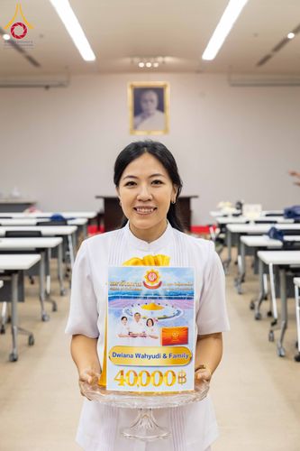ภาพ No.324862:วันพฤหัสบดีที่ 23 เมษายน พ.ศ.2569  หลวงพ่อทัตตชีโว รองเจ้าอาวาสวัดพระธรรมกาย ถวายการต้อนรับและปฏิสันถารคณะชาวอินโดนีเซีย