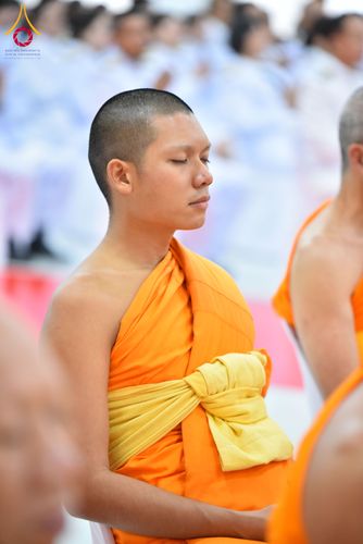 ภาพ No.280683:วันศุกร์ที่ 12 ธันวาคม พ.ศ.2568 พิธีบำเพ็ญกุศลปัญญาสมวาร (50 วัน) อุทิศถวายพระราชกุศลแด่ “พระพันปีหลวง” ณ วัดพระธรรมกาย