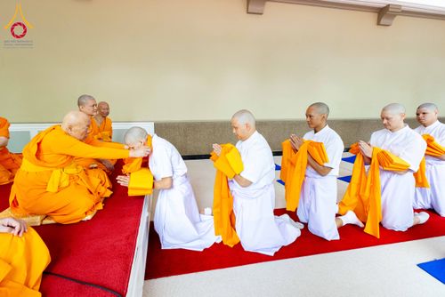 ภาพ No.336795:วันที่ 14 มิถุนายน พ.ศ. 2569 พิธีอุปสมบทธรรมทายาท นานาชาติยุโรปรุ่นที่ 11 เบลเยียม