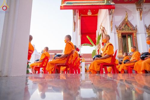 ภาพ No.112707:พิธีตักบาตรพระธรรมยาตราฯ ณ วัดสองพี่น้อง จ.สุพรรณบุรี วันที่ 15 มกราคม พ.ศ. 2567