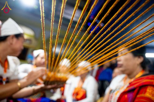 ภาพ No.176180:พิธีทอดกฐินสมทบ โดยมูลนิธิธรรมกาย ในนามหลวงพ่อธัมมชโย ณ วัดสัทธนารามา บานา วิหาร เมืองไดยุน รัฐอรุนาจาลประเทศ ประเทศอินเดีย วันที่ 15 พฤศจิกายน พ.ศ. 2567